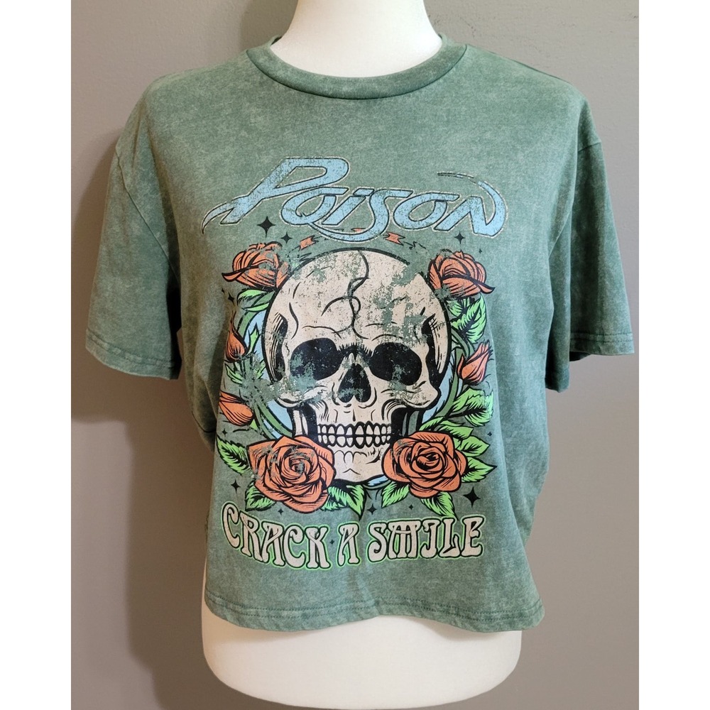 POISON Crack A Smile Graphic Band Tee